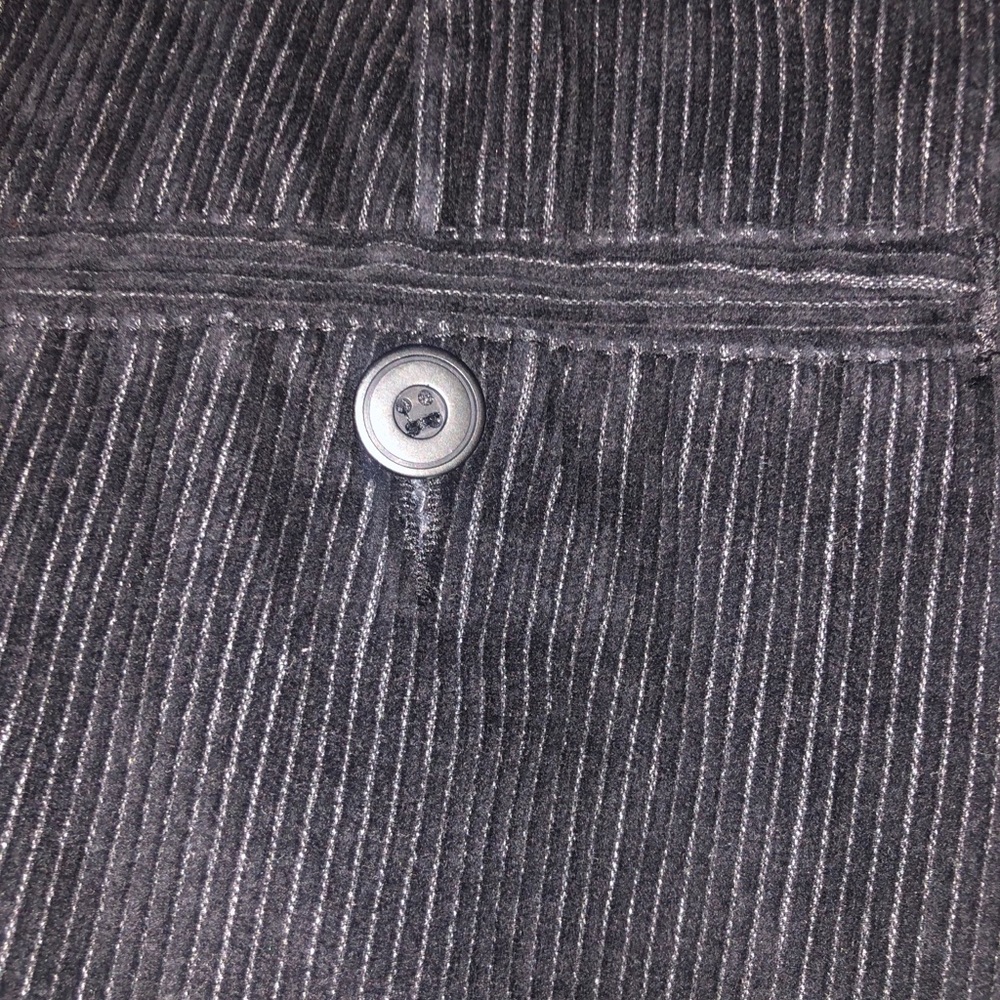 Black corduroy pants